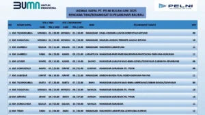 Jadwal Kapal PELNI Juni 2025 dari Pelabuhan Baubau: 30 Keberangkatan Siap Layani Rute Antar Pulau