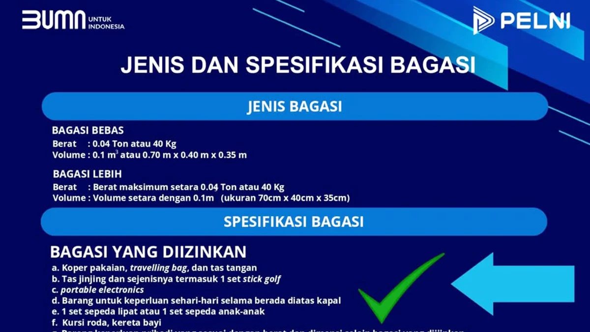 Ketentuan Bagasi PELNI, Wajib Tahu Sebelum Berlayar