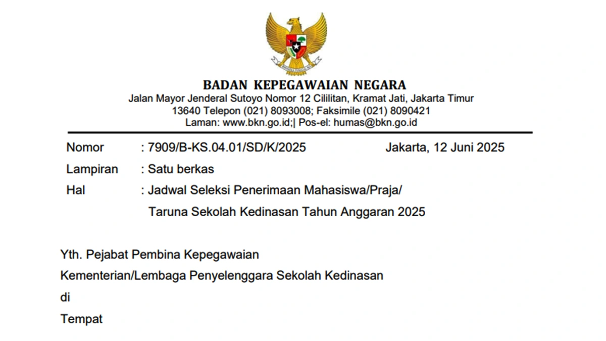 Tahun 2025, Sekolah Tinggi Ilmu Statistik (STIS BPS) Buka 400 Formasi Sekolah Kedinasan: Proses Seleksi Gunakan Sistem CAT BKN