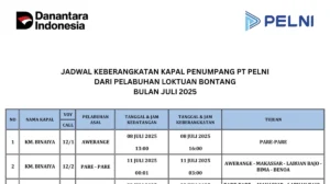 Jadwal Kapal Juli 2025: KM Binaiya Berangkat dari Pelabuhan Loktuan Bontang Kalimantan Timur Menuju Kupang hingga Labuan Bajo