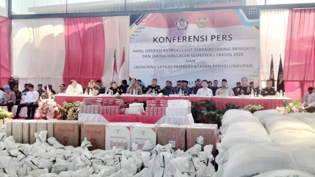 Bea Cukai Gagalkan Penyelundupan Triliunan, 2 Ton Sabu hingga Rokok Ilegal Disita
