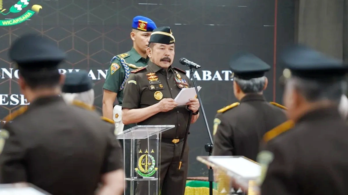 BREAKING NEWS: Jaksa Agung Lantik 11 Kajati Baru, Ini Daftar Lengkap Nama-Namanya