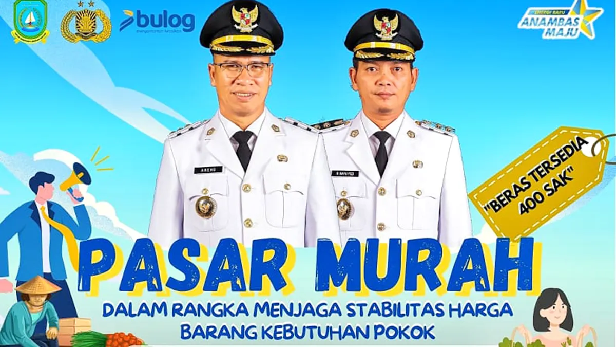Pasar Murah Anambas Diserbu Warga, Harga Bahan Pokok Turun Hingga Rp20 Ribu!