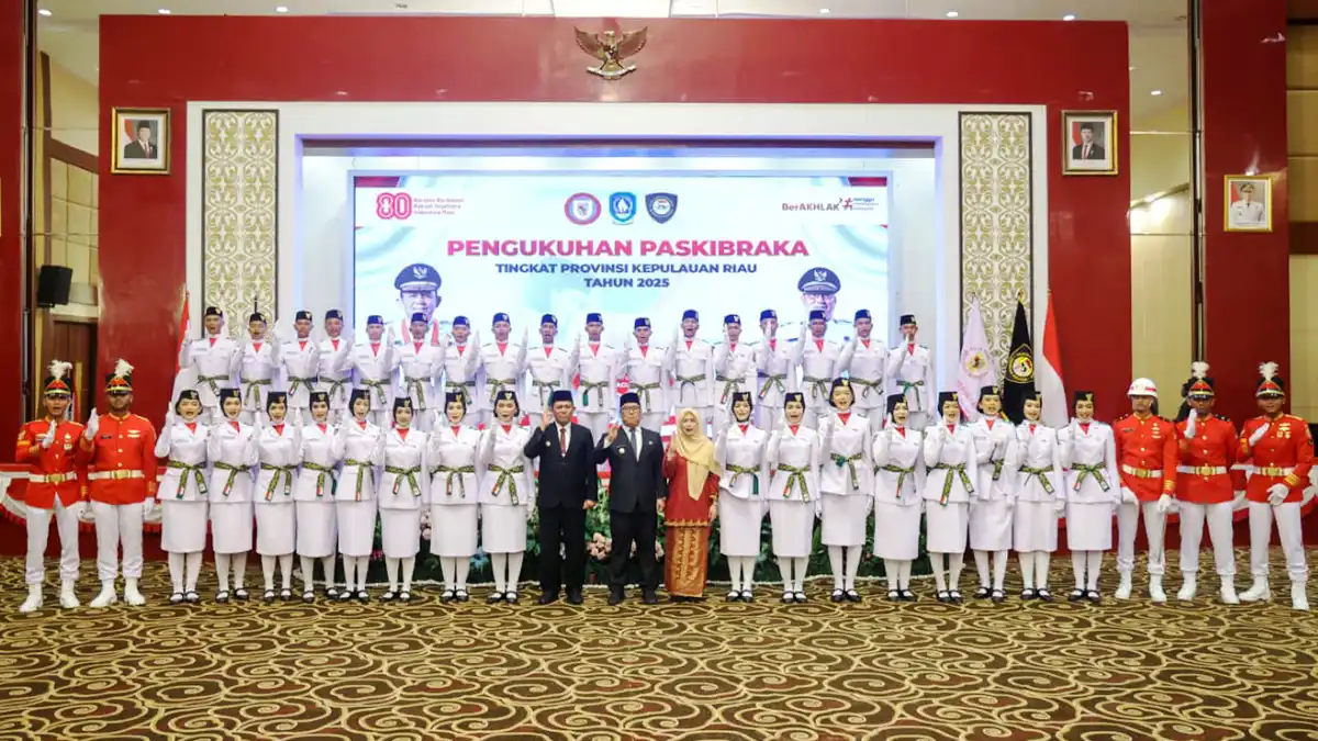 17 Putra 16 Putri Paskibraka Kepri 2025 Siap Kibarkan Merah Putih di HUT RI ke 80