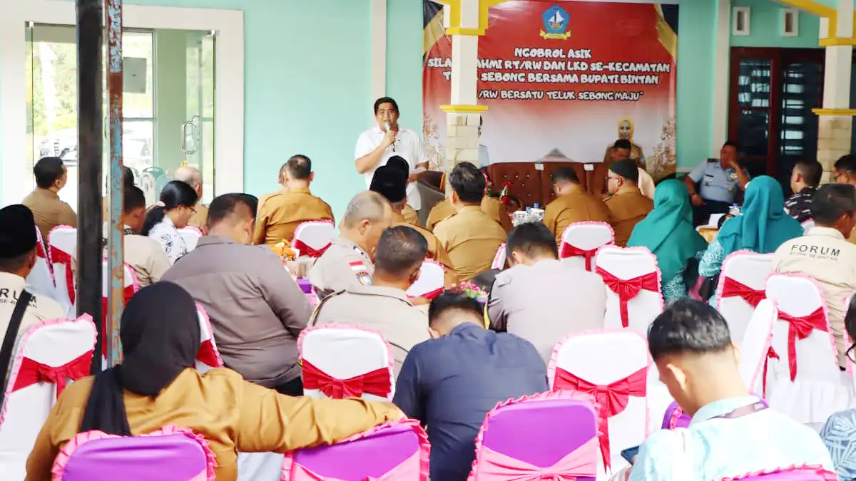 Bupati Bintan, Roby Kurniawan, serap aspirasi bersama masyarakat Kecamatan Teluk Sebong