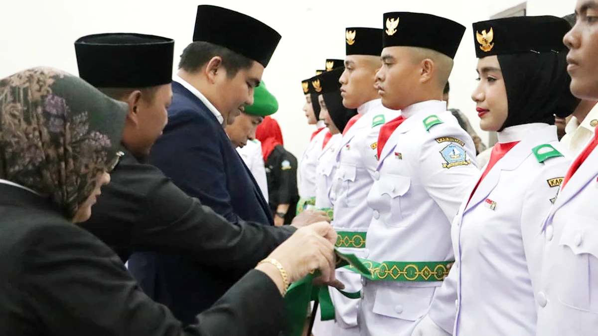 Bupati Bintan Kukuhkan 26 Anggota Paskibraka 2025