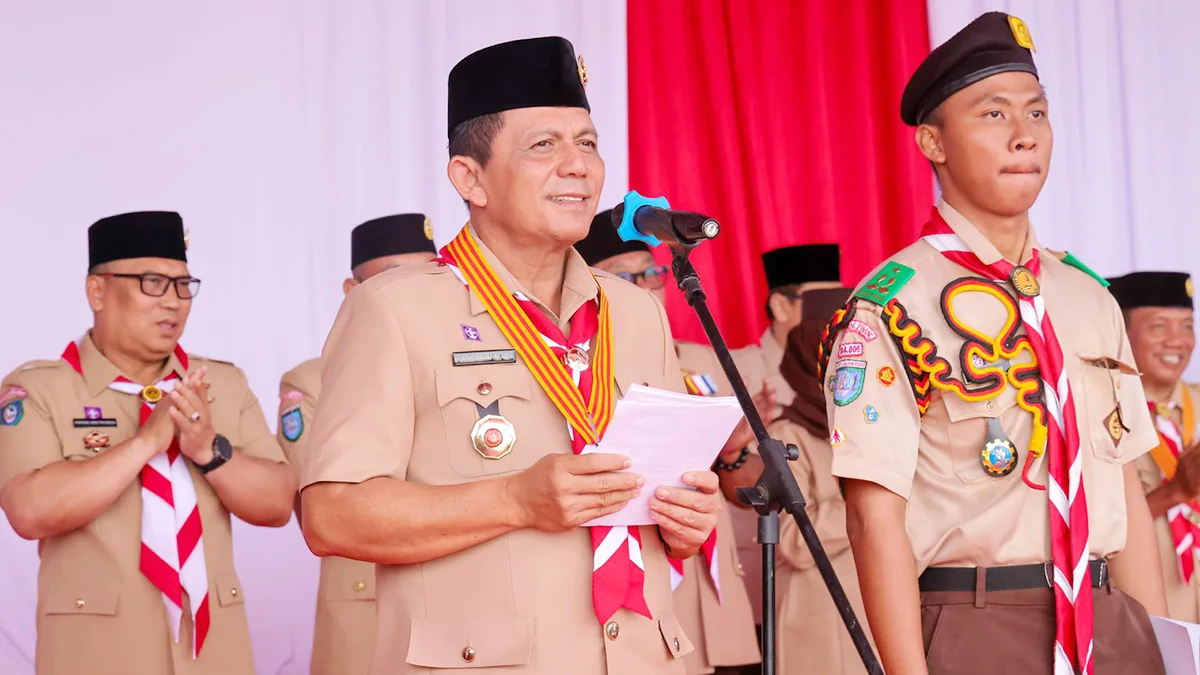Hari Pramuka ke-64 di Kepri, Ansar Soroti Tantangan Global Generasi Muda