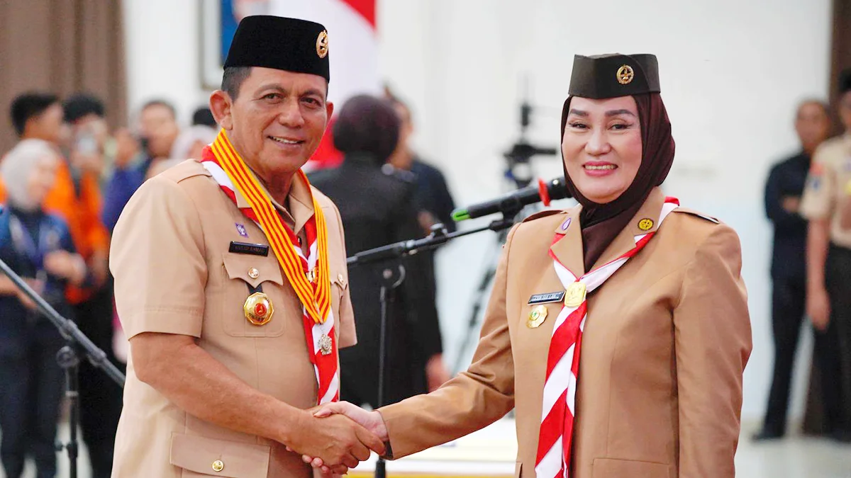 Kak Cen Sui Lan dan Kak Jarmin Sidik Resmi Pimpin Pramuka Natuna 2025-2030