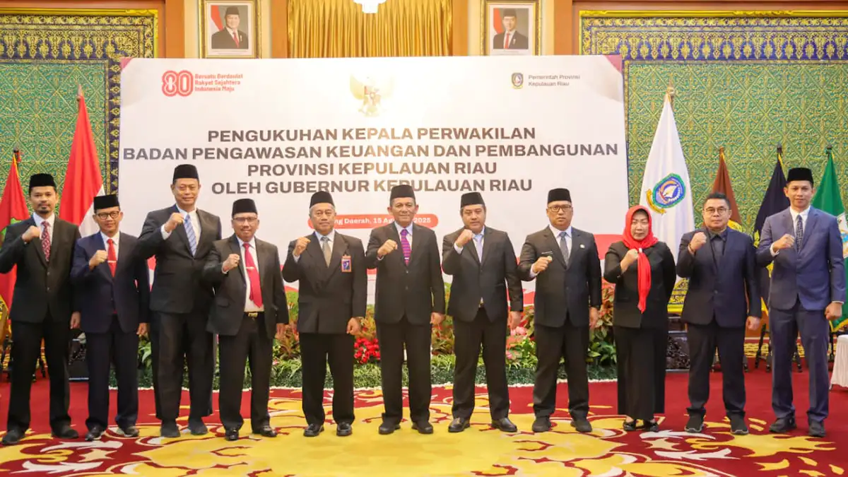 Mudzakir Resmi Pimpin BPKP Kepri, Gantikan Hisyam Wahyudi