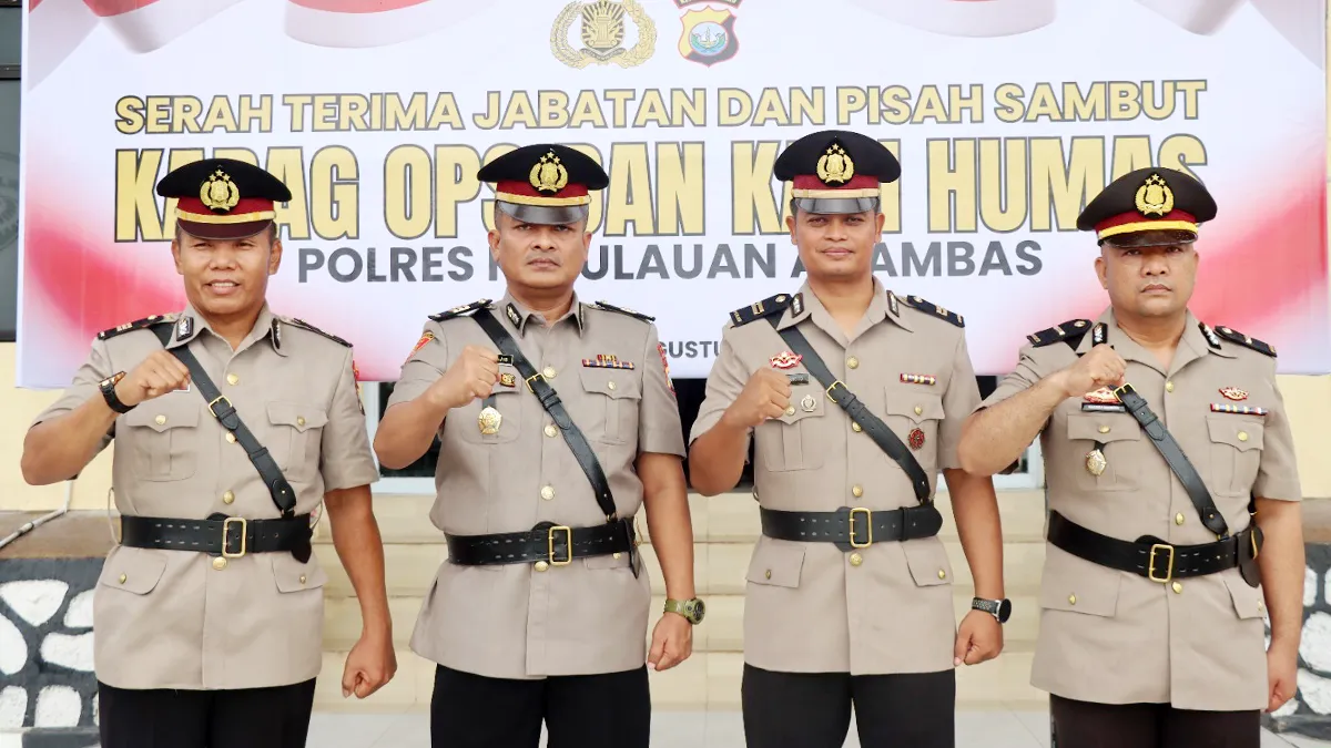 Selamat! AKP Abdul Ajis Jabat Kabag Ops Polres Kepulauan Anambas Menggantikan AKP Edi Arman