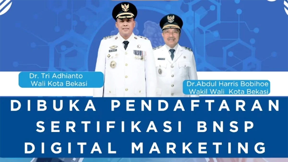 Sertifikasi BNSP Digital Marketing Gratis untuk Warga Kota Bekasi, Daftar Sekarang!