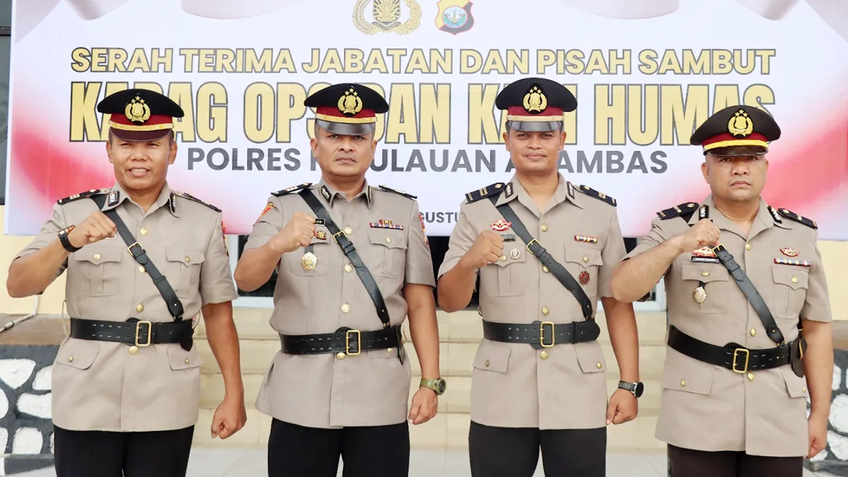 Sertijab Polres Anambas, Kapolres Ajak Pejabat Baru Segera Adaptasi dan Kenali Karakter Masyarakat