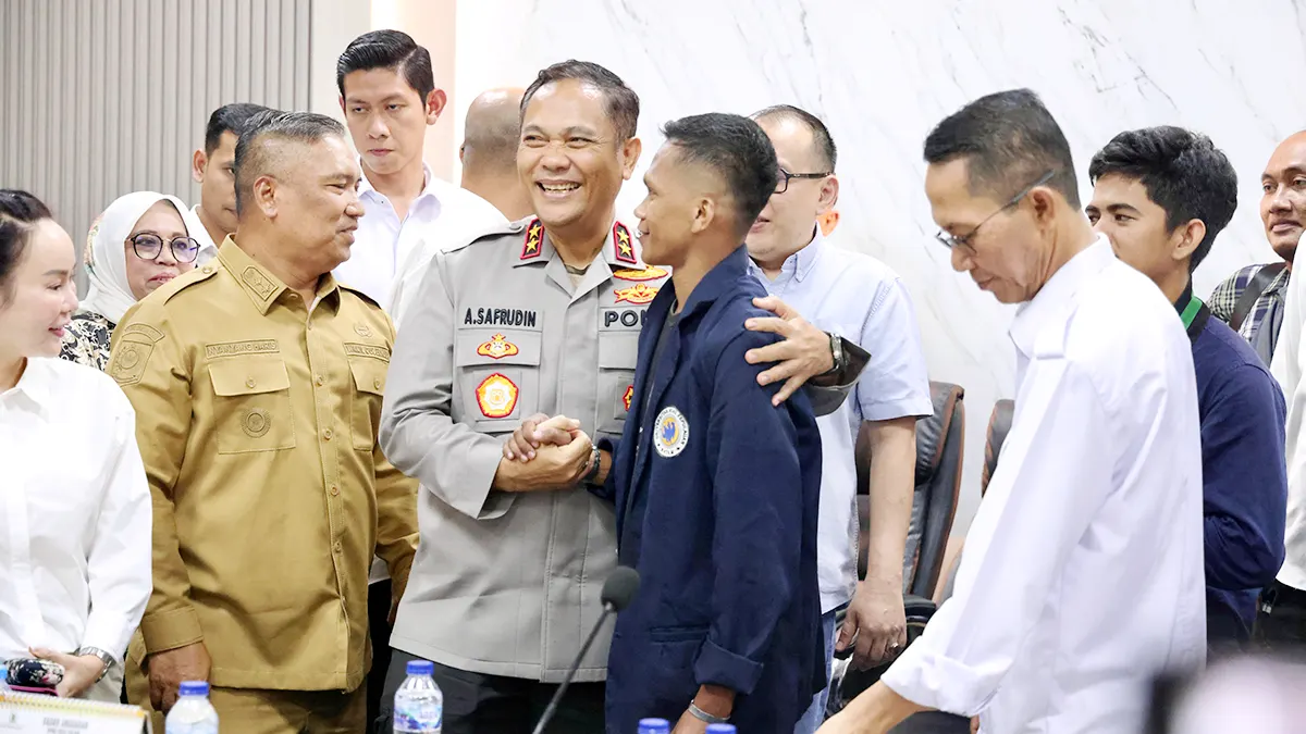 Audiensi Bersama Mahasiswa, Kapolda Kepri: Aspirasi Harus Santun, Damai dan Sesuai Aturan Hukum