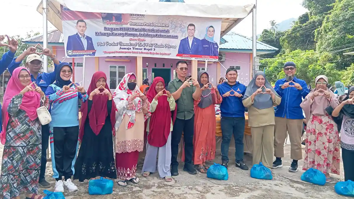 Bupati Aneng Ajak Warga Bersatu Membangun Anambas di HUT ke-24 Partai Demokrat