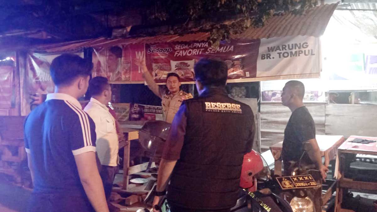 Polisi Tertibkan Pedagang Tuak dan Alkohol di Batu Ampar