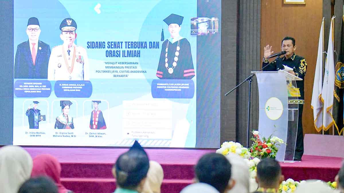 Dies Natalis ke-14, Gubernur Ansar Dorong Poltekkes Tanjungpinang Lahirkan SDM Kesehatan Kelas Dunia
