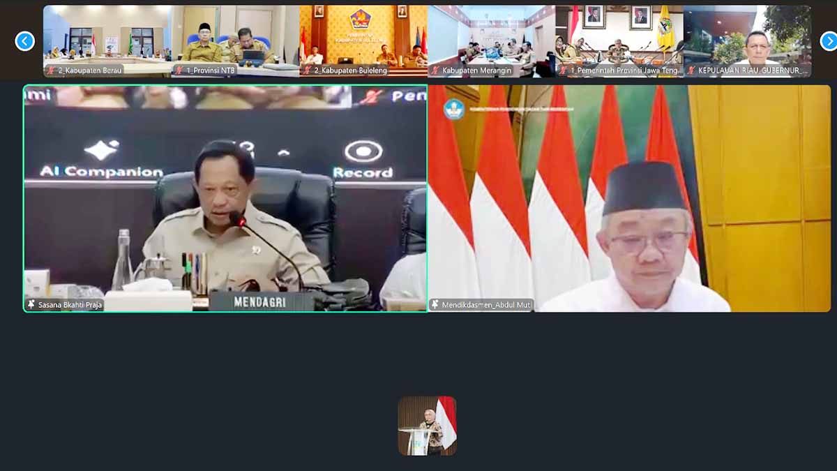 Rakor Bersama Mendagri, Ansar Ahmad Pastikan Kepri Siap Jalankan Dua Agenda Nasional
