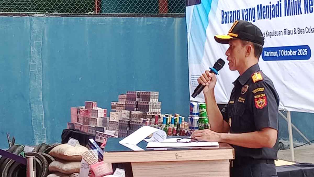 Rokok dan MMEA Ilegal Dominasi Barang Sitaan di Kepri