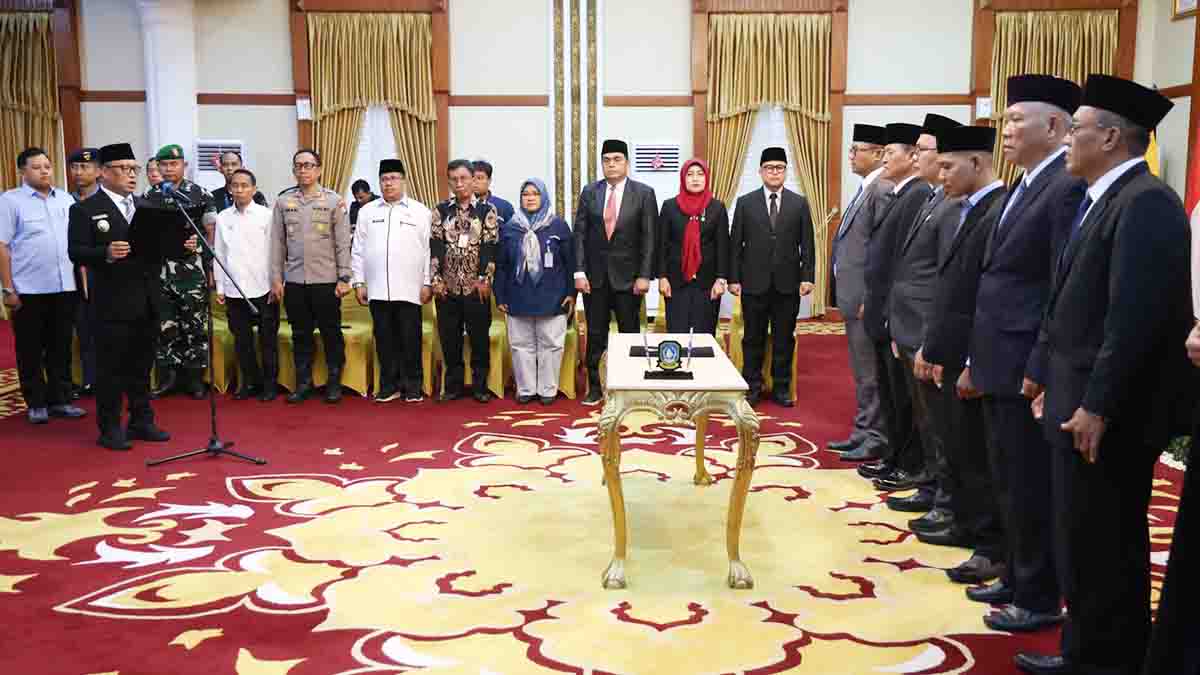 Wagub Nyanyang Lantik Tujuh Komisioner KPID Kepri, Dorong Penguatan Kedaulatan Informasi dan Konten Lokal