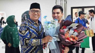 Wagub Nyanyang Sambut Kepulangan Kafilah Kepri Juara STQH Nasional di Batam