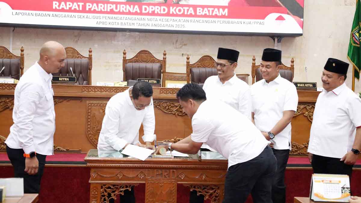 DPRD Batam Setujui Perubahan KUA-PPAS ABPD 2025, Total Anggaran Capai Rp4,41 Triliun
