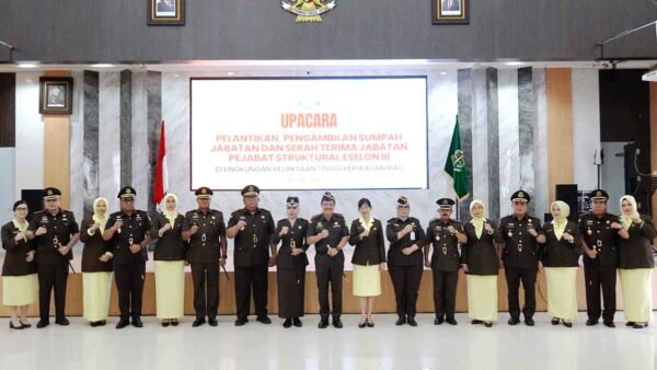 Kajati Kepri Ingatkan Pejabat Baru Dilantik: Jabatan Adalah Amanah Dunia dan Akhirat