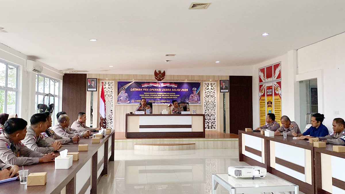 Menjelang Nataru, Polres Bintan Perketat Pengawasan Lalu Lintas
