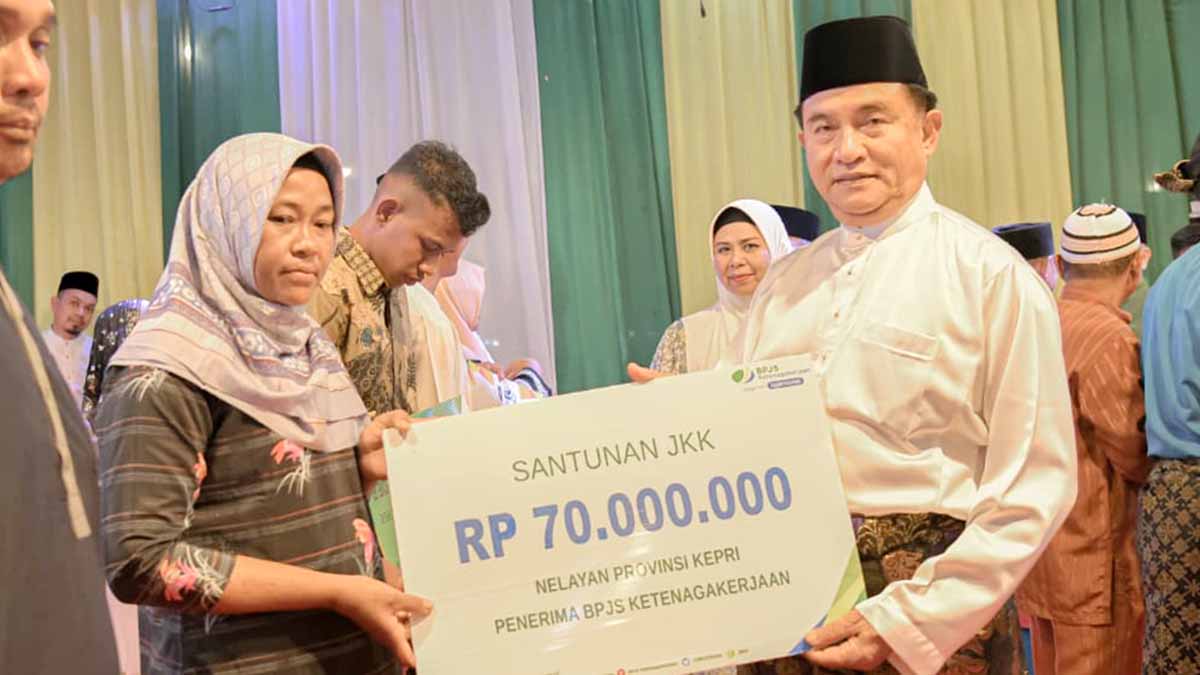 Pemprov Kepri Lindungi 11 Ribu Petani dan Nelayan Lingga Lewat BPJS Ketenagakerjaan, Total Bantuan Rp2,2 Miliar