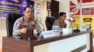 Polres Bintan Siap Gelar Operasi Zebra Seligi 2025 Mulai 17 November