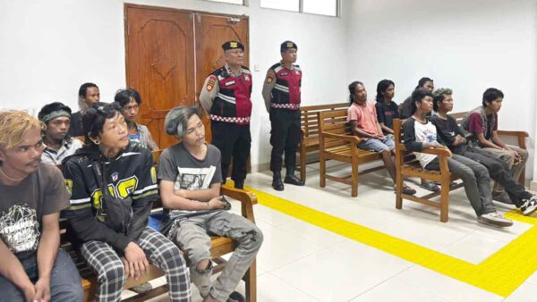 Tindak 20 Pengamen dan Anak Punk, Polda Kepri Gelar Sidang Tipiring