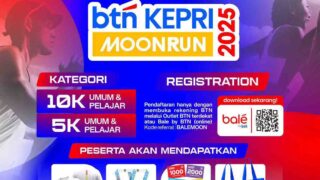 BTN Kepri MoonRun Segera Digelar, Ini Jadwal dan Rute Sport Tourism 2025
