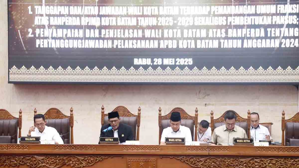 Pembentukan Pansus RPJMD 2025–2029, DPRD Batam Mulai Bahas Arah Pembangunan Lima Tahun ke Depan