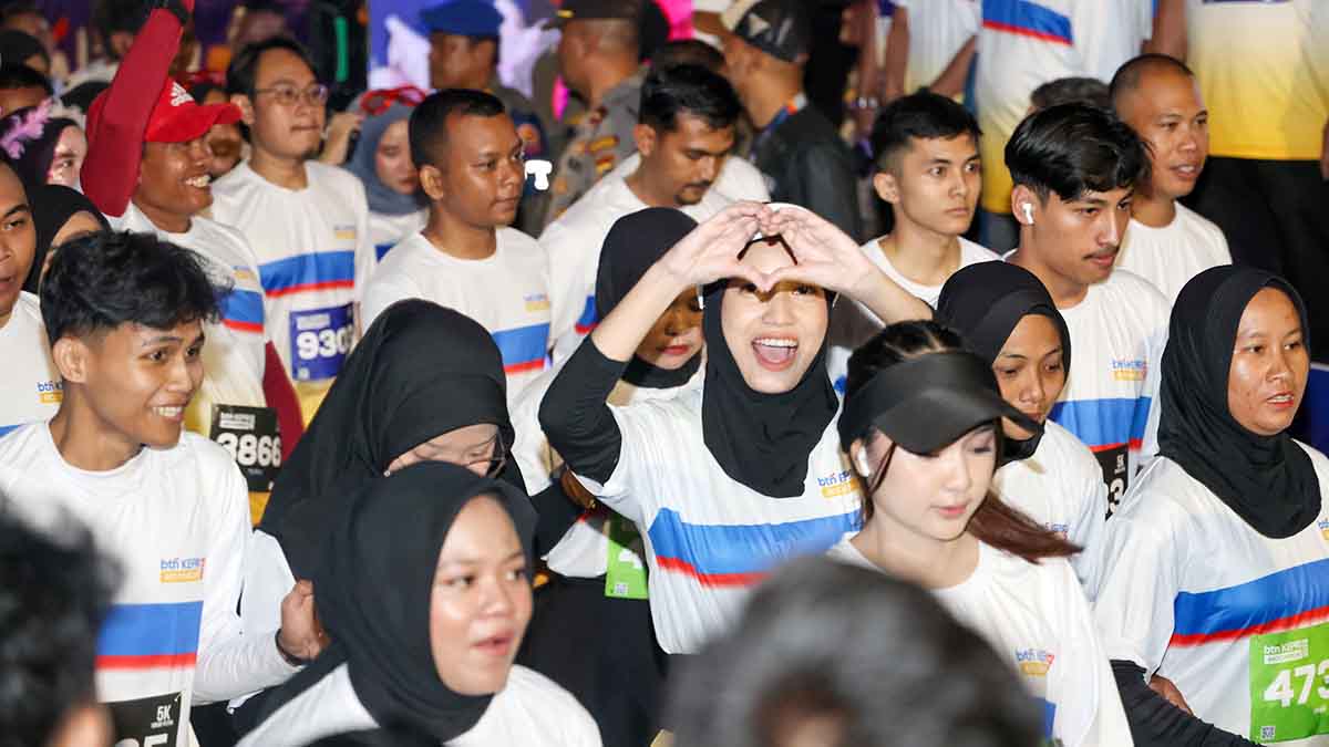 Ribuan Pelari Ramaikan BTN Kepri Moon Run 2025