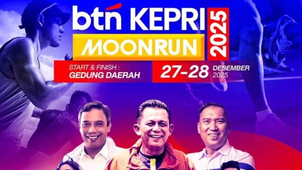 Rute BTN Kepri Moon Run 2025 Malam Ini, Mulai dari 10K dan 5K