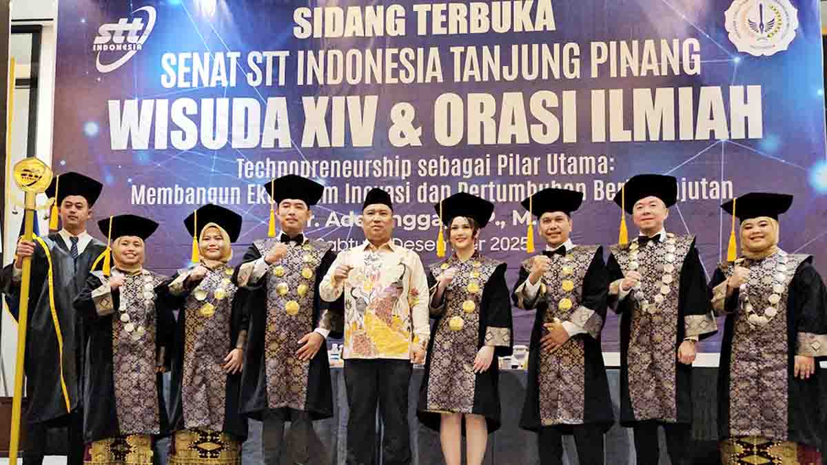 Wagub Kepri Hadiri Wisuda STTI Tanjungpinang, Tekankan Peran SDM Unggul di Era Society 5.0