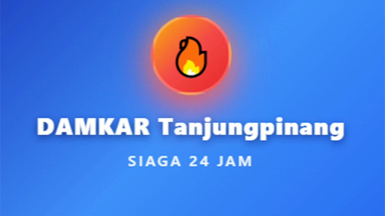 Ada Kebakaran, Ini Nomor Kontak Darurat Damkar Tanjungpinang Siaga 24 Jam