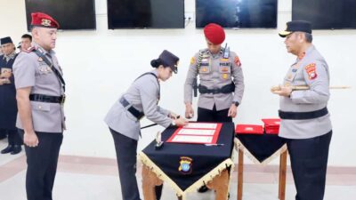 AKBP Yunita Stevani Resmi Jabat Kapolres Karimun, Kapolda Kepri Pimpin Sertijab