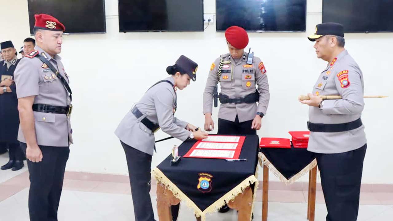 AKBP Yunita Stevani Resmi Jabat Kapolres Karimun, Kapolda Kepri Pimpin Sertijab
