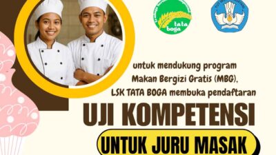 LSK Tata Boga Jadi Rujukan Nasional Sertifikasi Juru Masak dari Berbagai Daerah