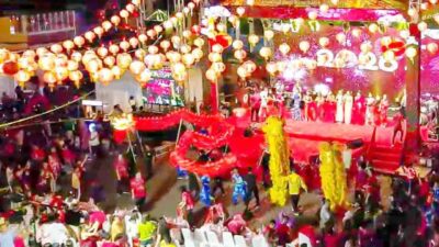 Barongsai dan Naga Liong Meriahkan Imlek 2577 di Tanjungpinang