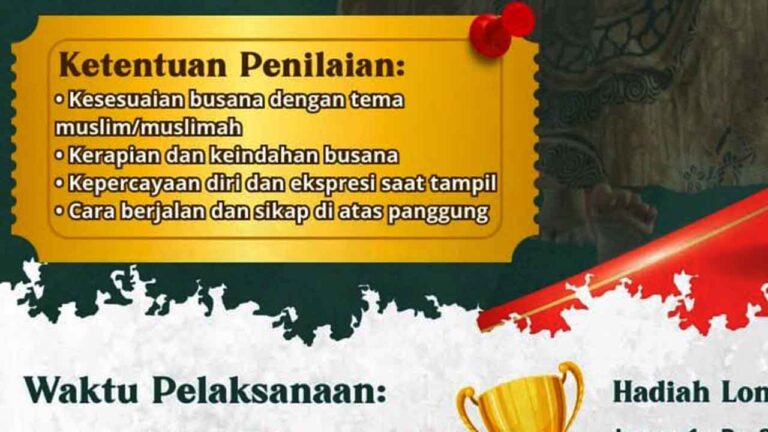 Kriteria Penilaian Lomba Busana Muslim KURMA 2026