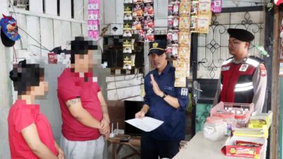 Polres Karimun Tertibkan Penjual Miras dan Rokok Ilegal di Telaga Tujuh