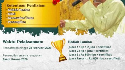 Saatnya Unjuk Bakat, Lomba Pantun KURMA 2026 Tawarkan Hadiah Jutaan