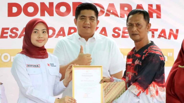 Toapaya Selatan Jadi Kampung Donor Darah Kedua di Kabupaten Bintan
