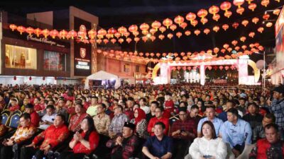 Wagub Kepri Apresiasi PSMTI Hiasi Nagoya dengan Lampion Merah