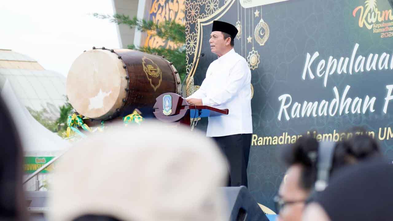 Gubernur Kepulauan Riau Ansar Ahmad menghadiri penutupan KURMA Kepri Ramadhan Fair 2026