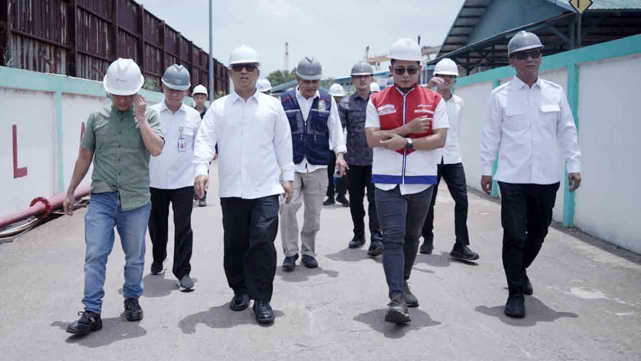 Wakil Gubernur Kepri, Nyanyang Haris Pratamura, turun langsung meninjau fasilitas Pertamina Patra Niaga dan Pertamina Gas di Kabil, Kota Batam