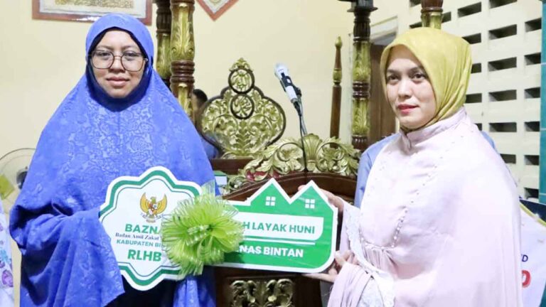 Bantuan Rumah dari BAZNAS Jadi Sorotan di Safari Ramadhan 1447 H Pemkab Bintan