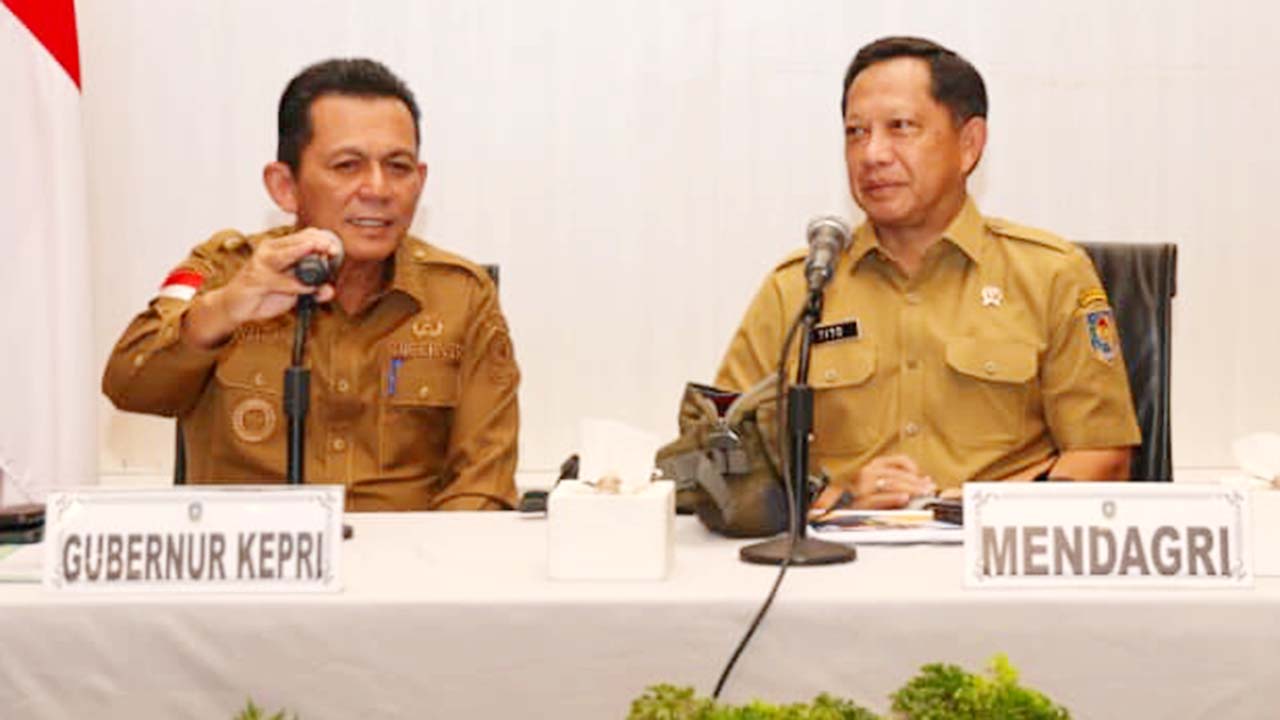 Belanja APBD Kepri Baru 4,45 Persen, Mendagri Beri Peringatan