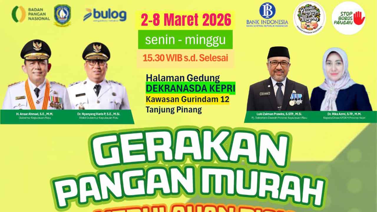 Gerakan Pangan Murah KURMA 2026 Digelar, Harga Sembako di Bawah Pasar
